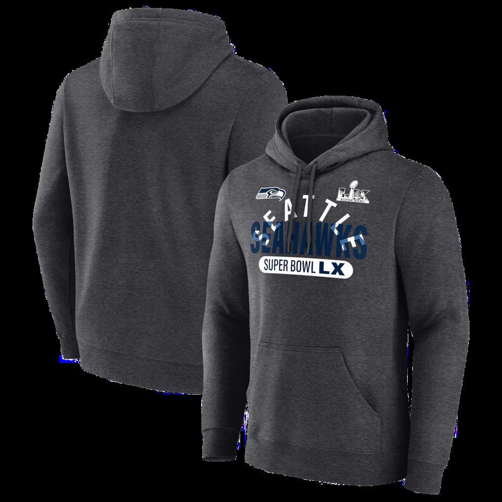 Men 2026 NFL Seattle Seahawks hoodie grey 0013->seattle seahawks->NFL Jersey